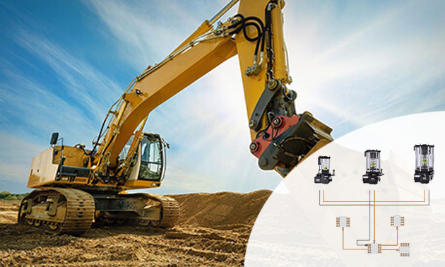 Excavator Centralized Lubrication System